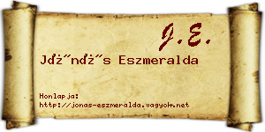 Jónás Eszmeralda névjegykártya